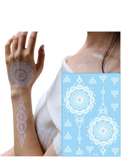 16 Pcs Henna Tattoo Kit - Temporary Tattoo Stickers for Adults with Lace, Flower, and Butterfly Patterns - pzsku/Z031E05133CA14CD8555FZ/45/_/1730999579/82d2dc58-03e3-4a26-b871-b3b5f9204ee5