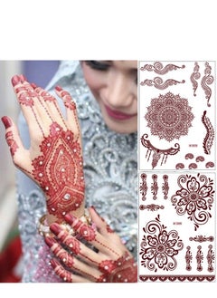 16 Pcs Henna Tattoo Kit - Temporary Tattoo Stickers for Adults with Lace, Flower, and Butterfly Patterns - pzsku/Z031E05133CA14CD8555FZ/45/_/1730999932/d6efb24b-d29d-4e08-9b89-66bc25d1eda0