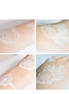 16 Pcs Henna Tattoo Kit - Temporary Tattoo Stickers for Adults with Lace, Flower, and Butterfly Patterns - pzsku/Z031E05133CA14CD8555FZ/45/_/1730999935/53819f6b-2b01-494c-b034-936155097384