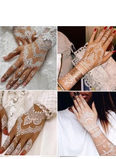 16 Pcs Henna Tattoo Kit - Temporary Tattoo Stickers for Adults with Lace, Flower, and Butterfly Patterns - pzsku/Z031E05133CA14CD8555FZ/45/_/1730999955/7104995b-3e97-4131-83f8-aad2456cf38f