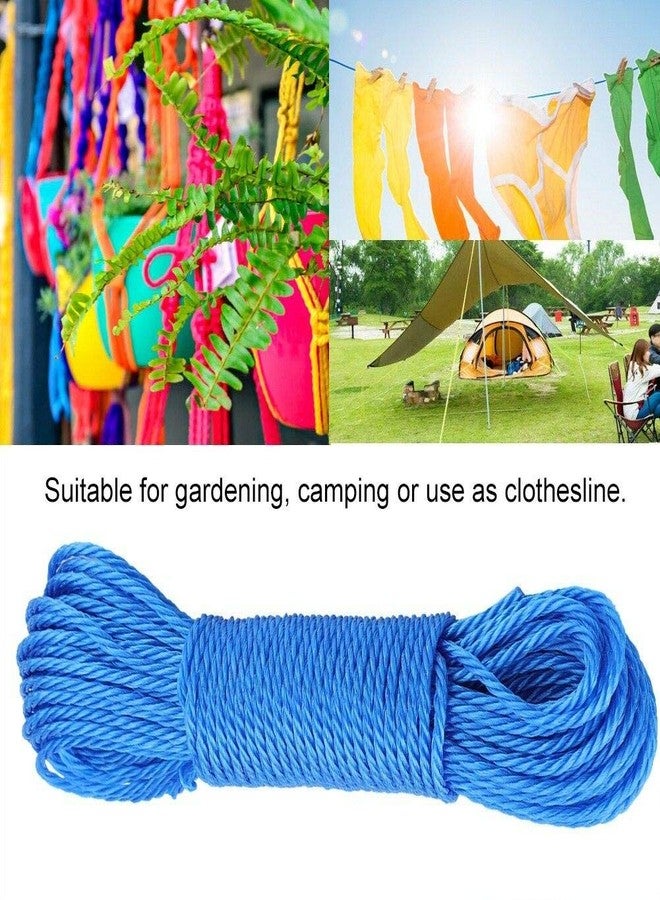 SAIFPRO (10mtr to 60mtr) Clotheslines 12mm Thickness Cloth Rope, Nylon Rope Pack of 1 Multi Color (12mm x 10meter) - Image 3