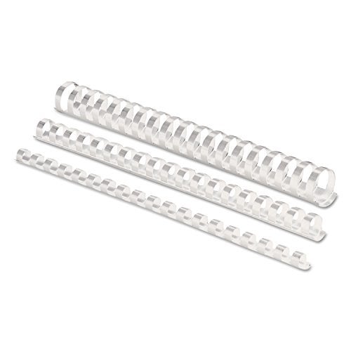 Fellowes Plastic Binding Combs, 90 Sheet Capacity, 1/2 Inch, White, 100 per Pack - Image 4