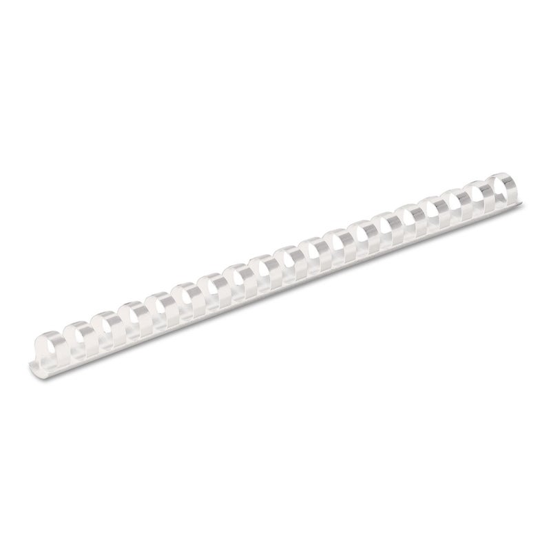 Fellowes Plastic Binding Combs, 90 Sheet Capacity, 1/2 Inch, White, 100 per Pack - Image 5