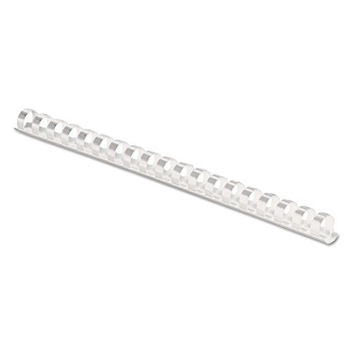 Fellowes Plastic Binding Combs, 90 Sheet Capacity, 1/2 Inch, White, 100 per Pack - Image 3