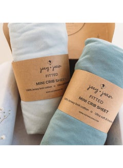 Joey + Joan Joey + Joan Mini Portable 24x38 Fitted Crib Sheets  - Image 1