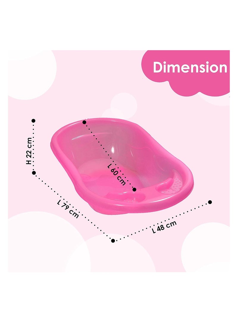 STAR BABiES Sunbaby Buy 1 Get 1 (Splash bath tub with kids shower cap - PInk/Green - Image 4