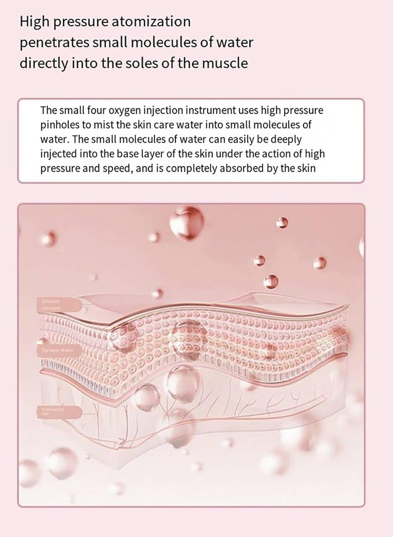 مجموعة أدوات الأظافر الهوائية بالرش، مجموعة الرش اللاسلكية مع ضاغط الهواء، رشاش هوائي محمول يدويًا ولاسلكيًا وقابل لإعادة الشحن للمكياج وتزيين الكعك وفن الأظافر والوشم ورسم الوجه (وردي) - Image 4