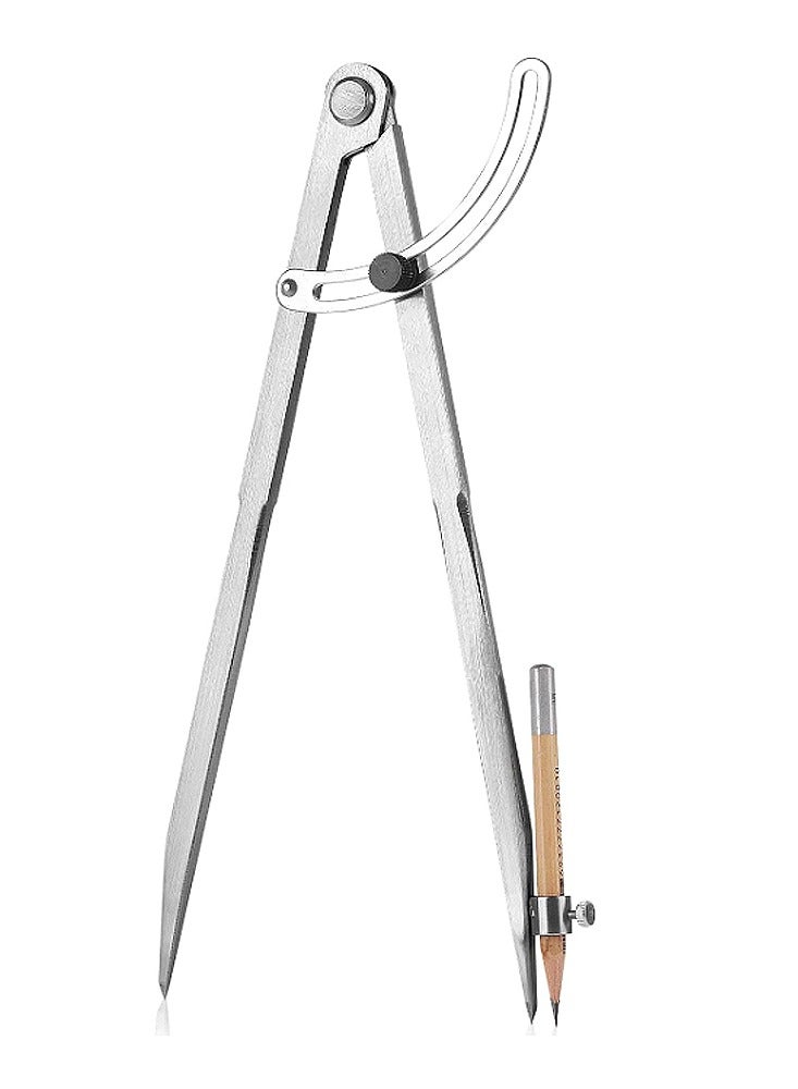 Yakumuz Professional Large Compass for Woodworking, Yakumuz 12 Inch Compass with Wing, Compass for Geometry, Compass Drawing Tool, Woodworking Compass, Pencil Compass for Carpenter, Drafting, Drawing Compass - Image 1