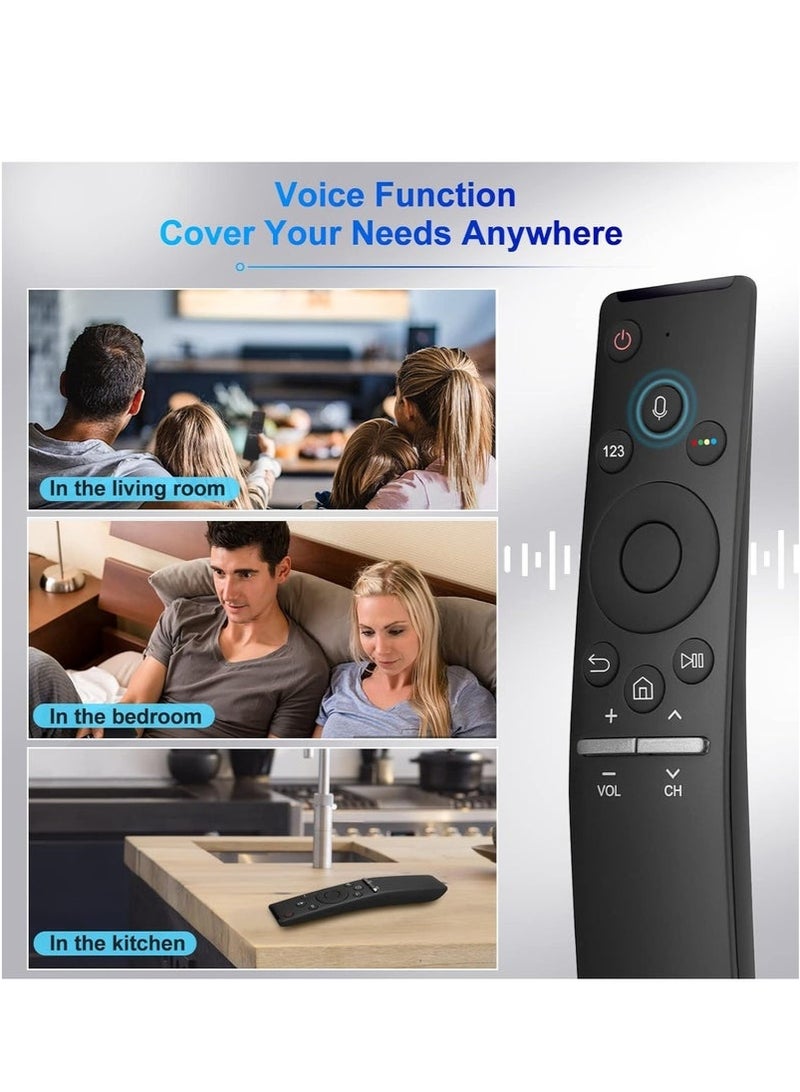KENSHUO Voice Replacement for Samsung-Smart-TV-Remote, New Upgraded BN59-1266A for Samsung Remote Control, for Samsung TVs with Voice Function - Image 4