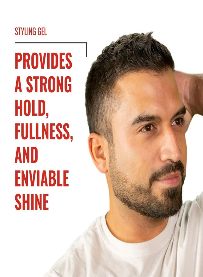 Fix Your Lid Styling Gel for Men's Hair - Firm Hold with Fuller Look - Strong Hold Gel for All Men's Hair Types & Styles - Easy To Wash Out - 8.5 Oz (Old Packaging) - Image 3