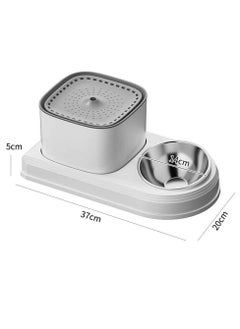 Automatic pet food and water dispenser