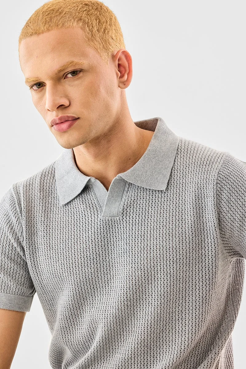 سنيتش تيشيرت بولو قطن % بقصة عادية بنقش