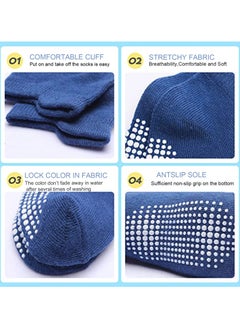 Generic 6 Pairs Baby Socks With Grippers, Non Slip Grip Baby Socks  - Image 5