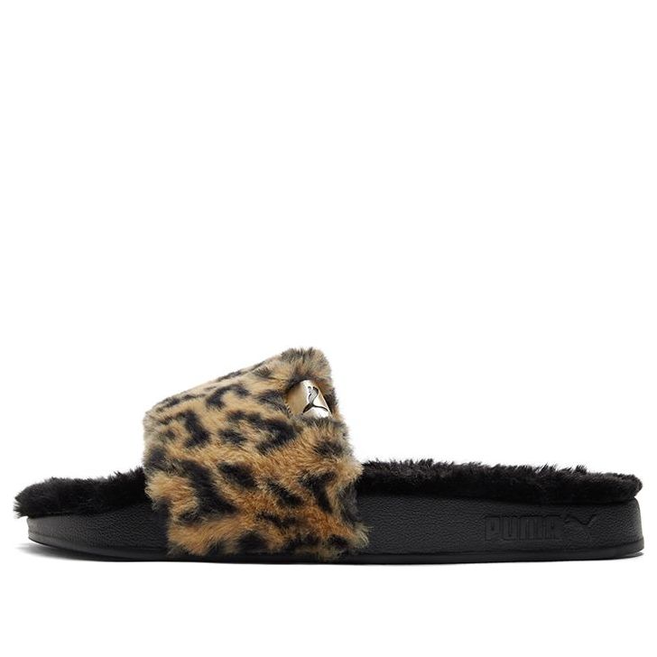 PUMA (WMNS) PUMA Shoes Sports slippers 'Black Yellow' - Image 1