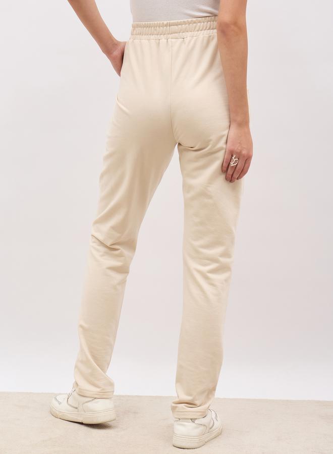 Styli High Rise Straight Fit Joggers with Pockets  - Image 5