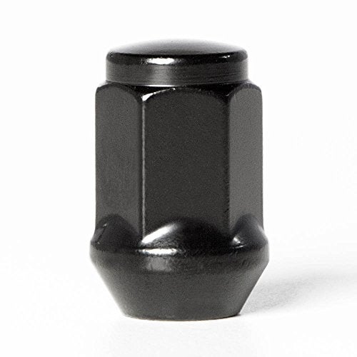 Circuit Performance 7/16" Black Closed End Bulge Acorn Lug Nuts Cone Seat Forged Steel (24 Pieces) - Image 3