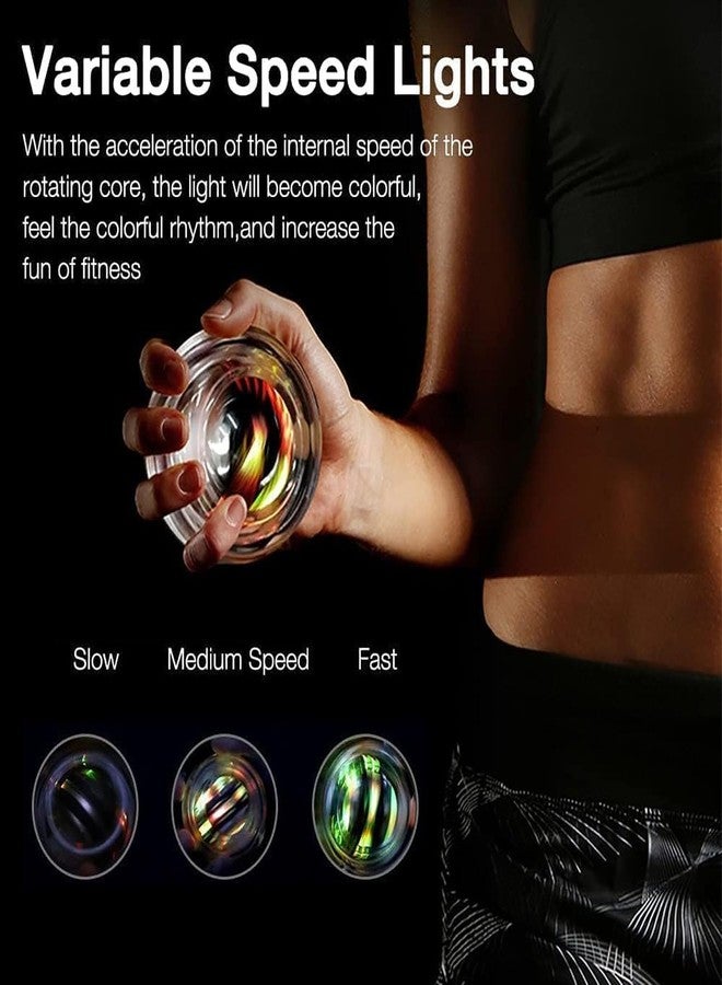 EIZOOU Gyro Ball Strength Forearm Exerciser Advanced Wrist Hand Trainer for Grip Flexibility Rehabilitation Ideal for Fitness Injury Recovery Sports - Image 5