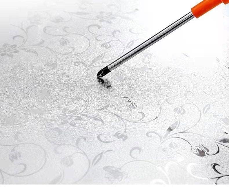 ELTON Kitchen Oil-Proof Waterproof Stickers, Self Adhesive Kitchen Wallpaper Heat Resistant Aluminum Silver Foil Stainless Steel Wall Sticker for Countertop Drawer Liner Shelf Liner (30X300cm) - Image 4