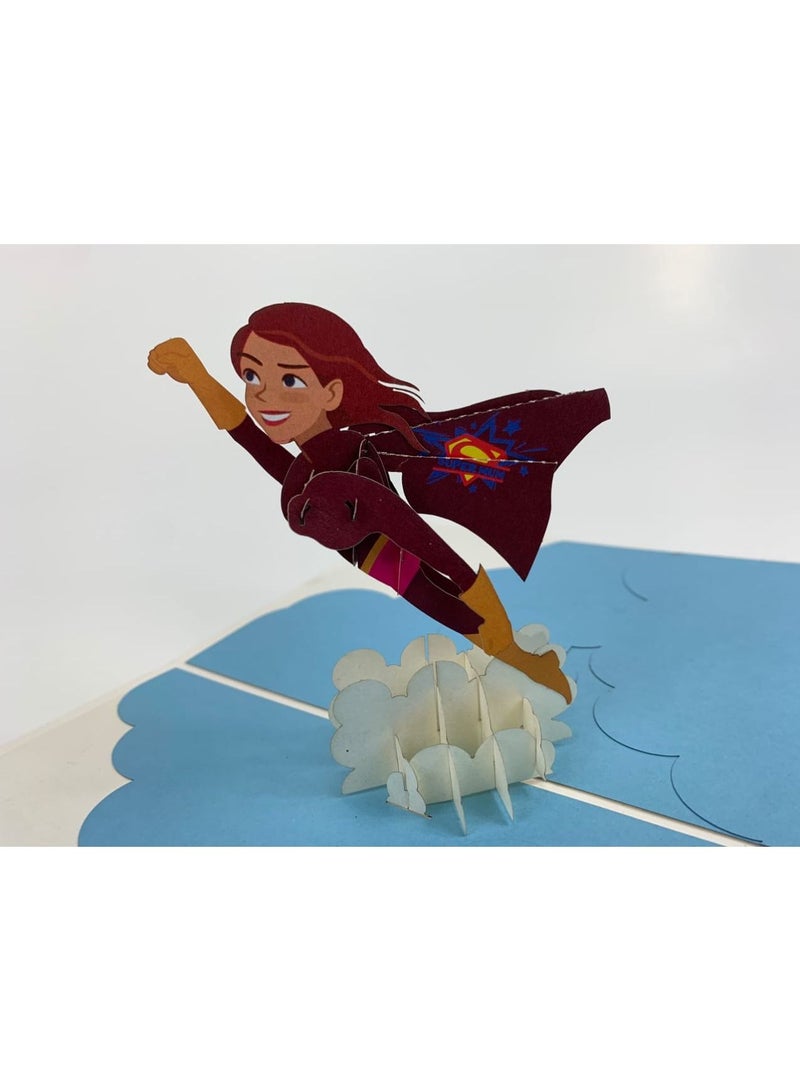 Abra Cards Super Mum Pop Up Card Best Fathers Day Gift - Image 1