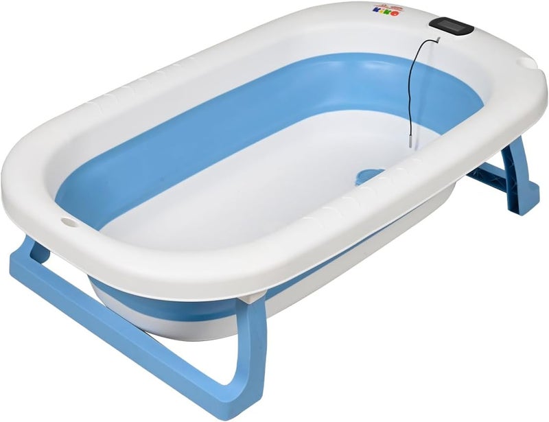 KIKO Foldable Bathtub for Baby, Blue - Image 1