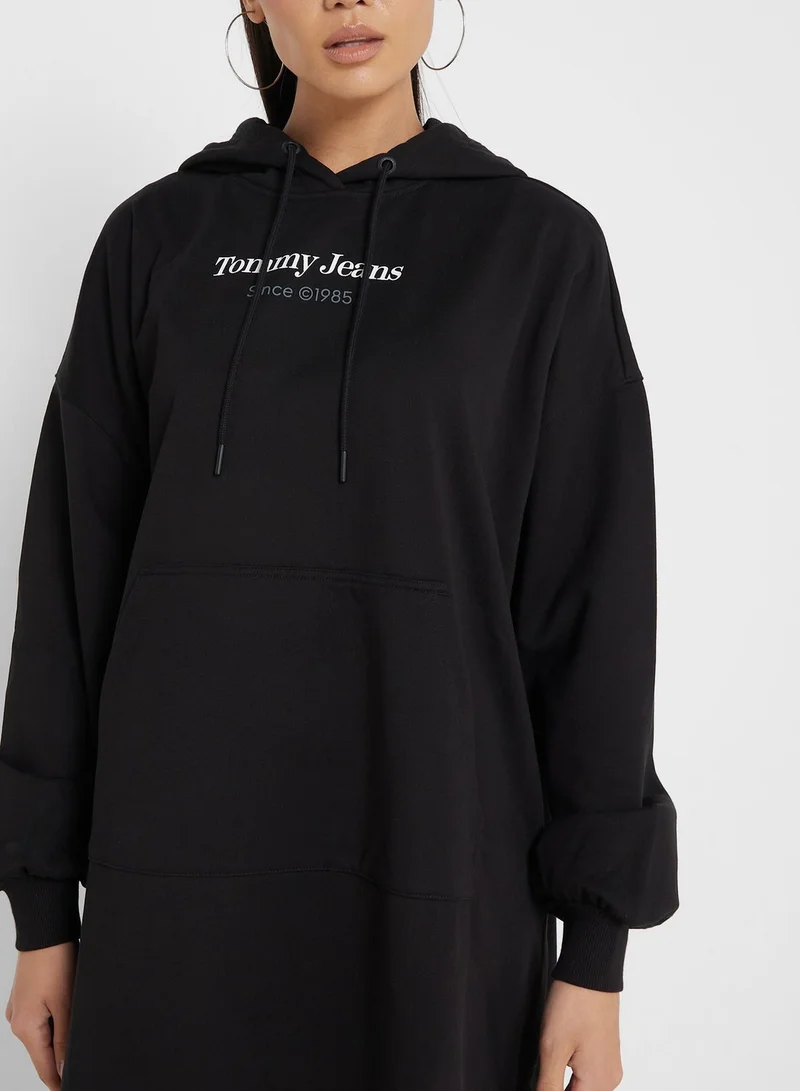 TOMMY JEANS Oversized Hoodie Dress