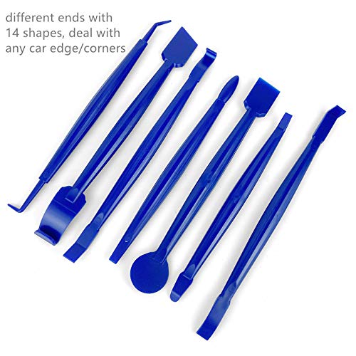 CARTINTS Car Install Tools for Vinyl Wrap, Vehicle Tint Window Film Kit Includes Vinyl Wrap Magnets, Edge Trimming Tools, Felt Squeegee, Wrapping Cutter, 9mm Knife - Image 2