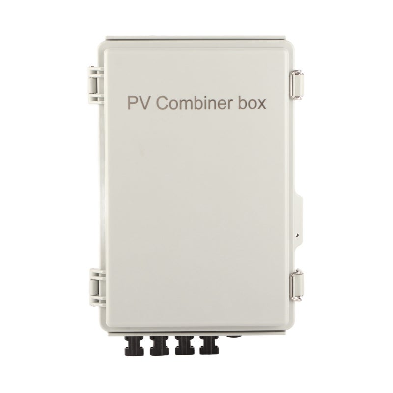 PV Combiner Box: 4 String 500V DC IP65 Waterproof Flame Retardant - 63A Circuit Breaker 4pcs 15A Fuses Solar Combiner Box for Outdoor RV Off Grid Solar Panel Array - Image 3