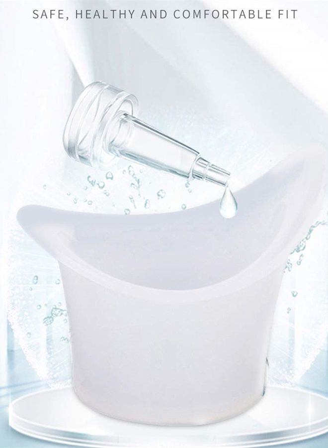 FOYARA Gdeal Eye Bath Silicone Eye Wash Cup Set of 12 for Refresh and Clean Tired Eyes - Image 3