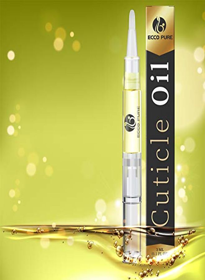 ECCO PURE Il Pen - Professional Manicure & Pedicure Set Accessory - Does Wonders For Acrylic Nails - Cuticle & Nail Strengthener - Cuticle Softener For At Home Nail Care Kit - Contains Vitamin E - Image 2
