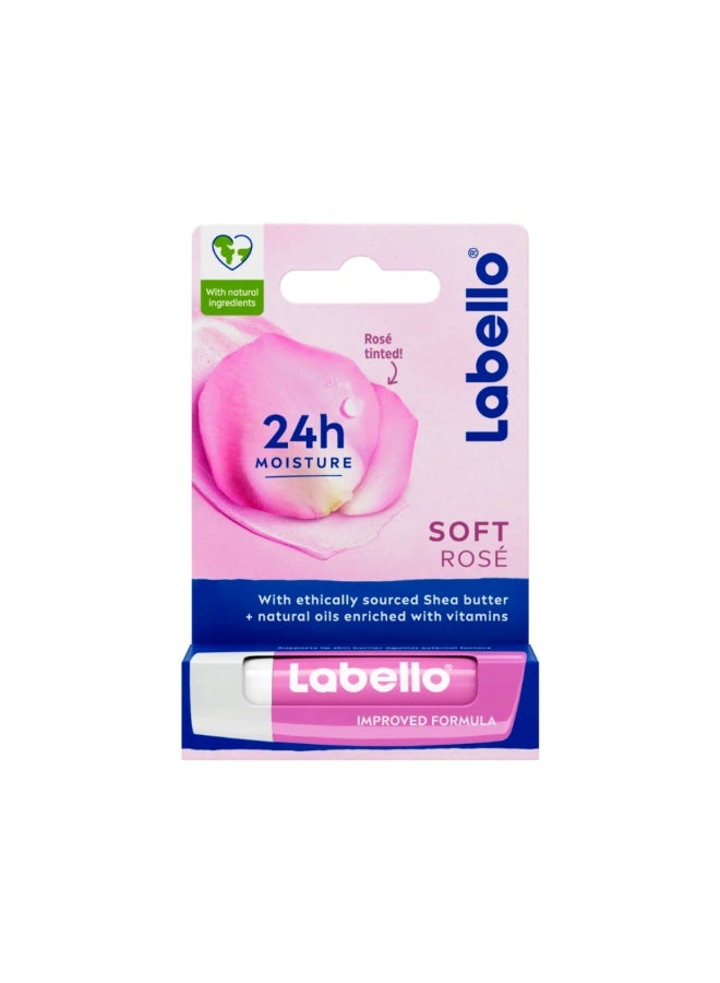 Labello lip balm rose 4.8 g - Image 1