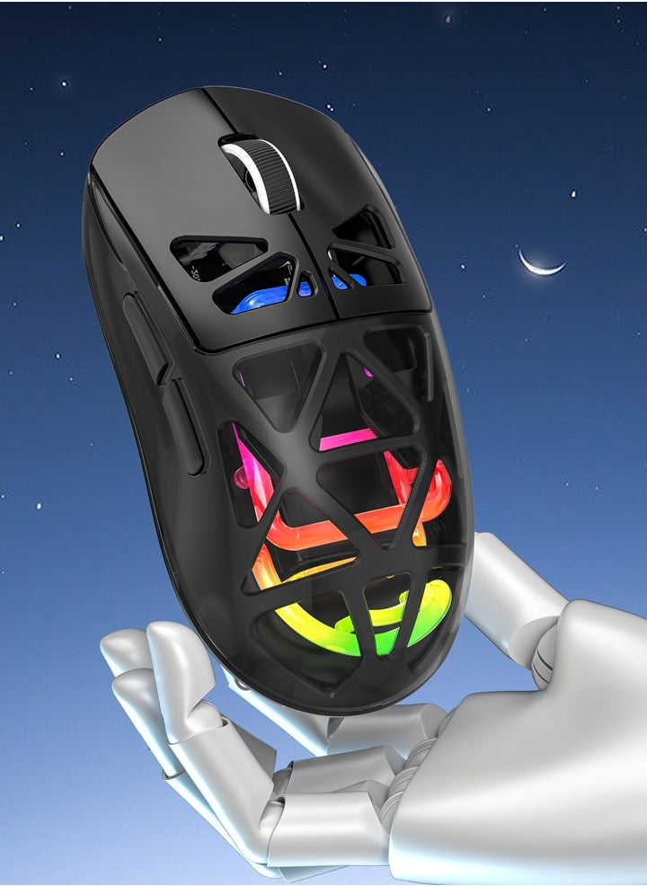 Generic - Lightweight Wireless Gaming Mouse, 36k DPI, 93g Ultralight - 300 Hour Battery, (2.4GHz/Wireless/Wired) Mouse for Win/Mac/Android/IOS - Black - Image 1