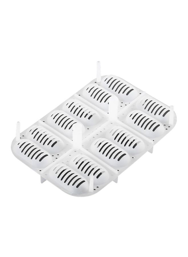 NIBEMINENT 12-Holes Reptile Egg Incubation Tray With Thermometer Clear - Image 3