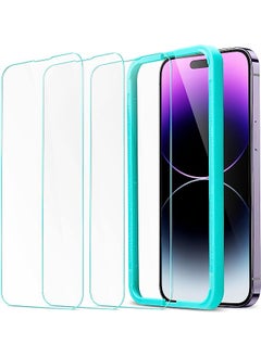 ESR Tempered-Glass Screen Protector For Iphone 2022 6.7 Pro (Clear)- Pack Of 3  - Image 1