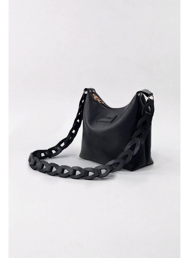 بي.أس كولكشن حقيبة نسائية سوداء للكتف وكروس باج – شنطة نسائية عملية - Image 1