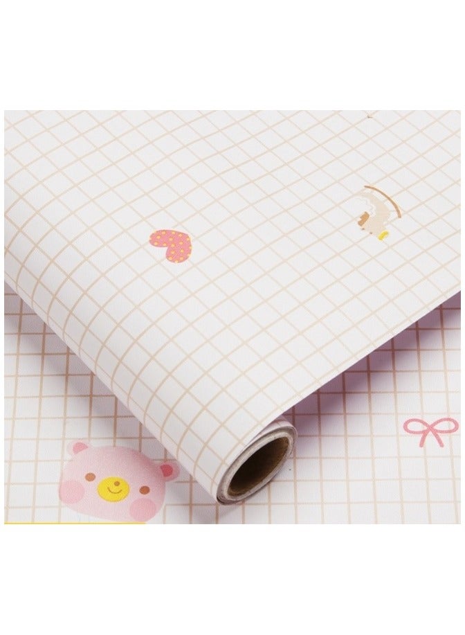 Anna 45cm x 10m Self-Adhesive Waterproof PVC Decorative Wall Sticker - Image 1