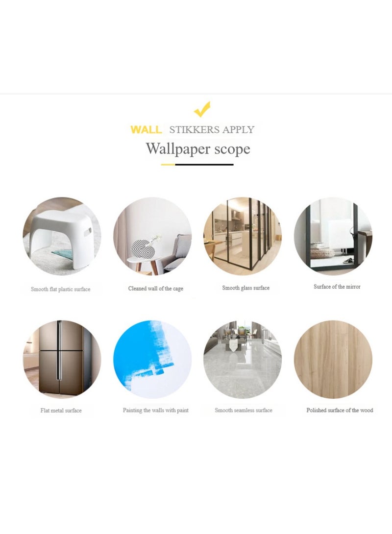 Anna 45cm x 10m Self-Adhesive Waterproof PVC Decorative Wall Sticker - Image 3