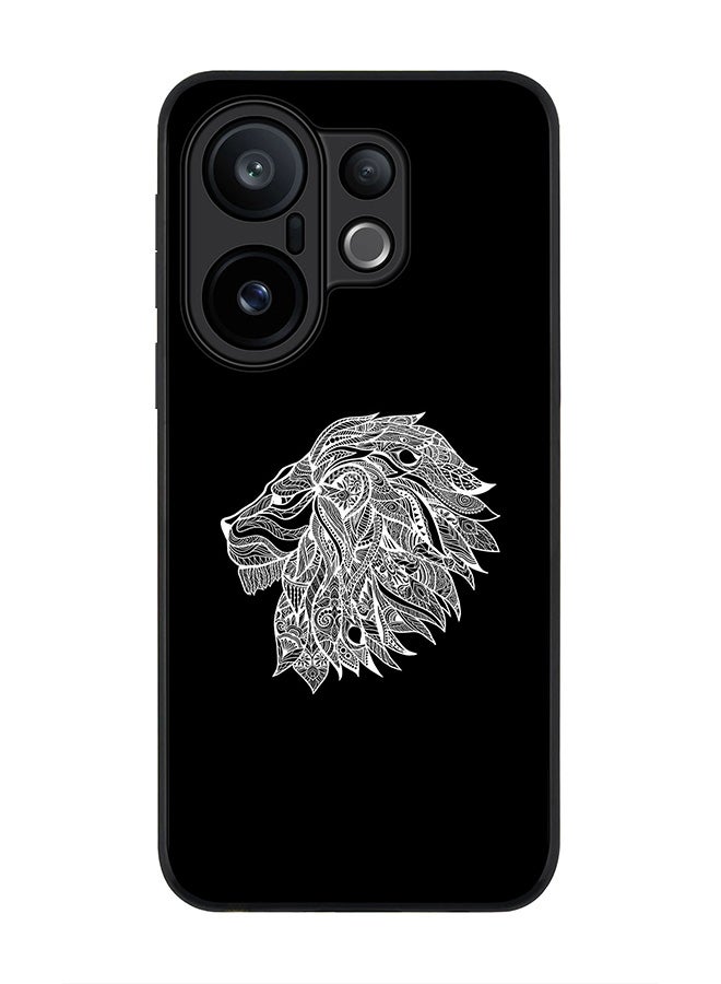 Stylizedd For vivo X200 FE / S30 Pro mini Case,Slim fit Camera Protection, Shockproof Thin Phone cover  - Lion Abstract
