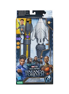 بلاك بانثر ألعاب Marvel Black Panther Wakanda Forever Kingsguard Fx Spear لعب الأدوار زي النمر الأسود ألعاب البطل الخارق للأولاد والبنات من عمر 5 سنوات فما فوق  - Image 1
