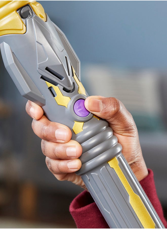 Black Panther Marvel Black Panther Wakanda Forever Kingsguard Fx Spear Role Play Toys Black Panther Costume Super Hero Toys For 5 Year Old Boys And Girls And Up  - Image 5