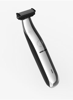 GREEN LION Dual Edge Bi-Directional Blades Trimmer / One Blade Pro Hair Trimmer / 1,2,4,6 mm Combs / Stainless Steel Blade with 4 Combs Guard / Rechargeable Shaver / Hair Shaver - Black  - Image 1