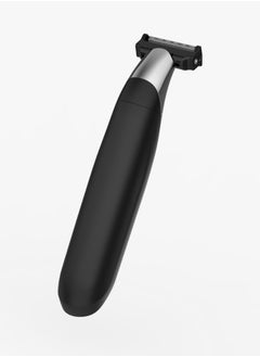 GREEN LION Dual Edge Bi-Directional Blades Trimmer / One Blade Pro Hair Trimmer / 1,2,4,6 mm Combs / Stainless Steel Blade with 4 Combs Guard / Rechargeable Shaver / Hair Shaver - Black  - Image 5