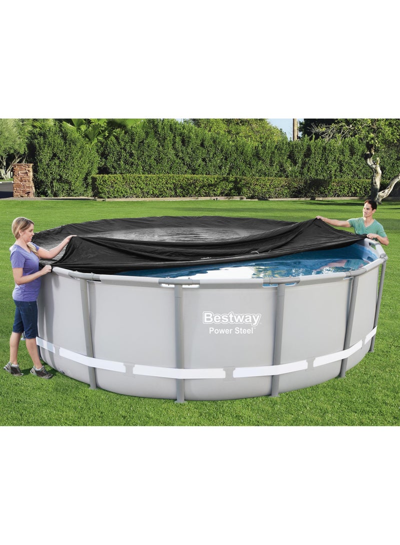 Bestway Bestway Flow Clear PVC Pool Cover 488cm | Power Steel Swimming Pool Cover  - Image 2