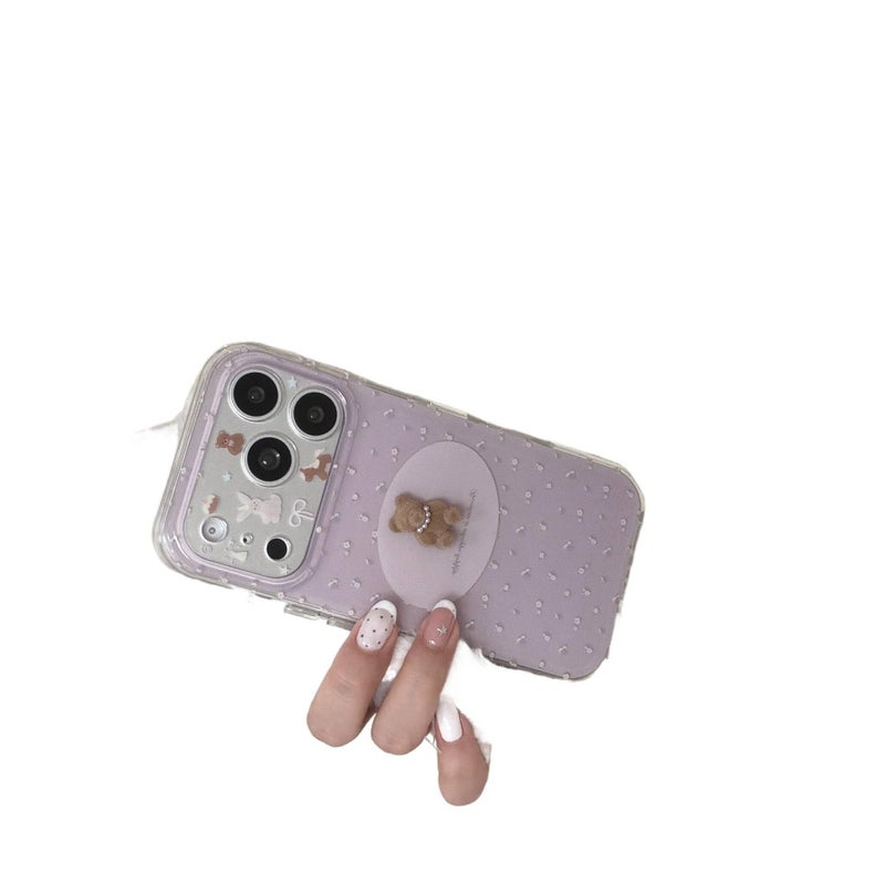 Double-Layer Case | Shockproof Cover for iPhone 15 / 15 Plus / 15 Pro / 15 Pro Max | Drop Protection | Floral Pattern | Floral - Image 3