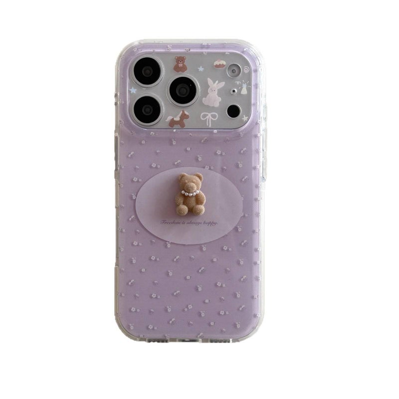 Double-Layer Case | Shockproof Cover for iPhone 15 / 15 Plus / 15 Pro / 15 Pro Max | Drop Protection | Floral Pattern | Floral - Image 5