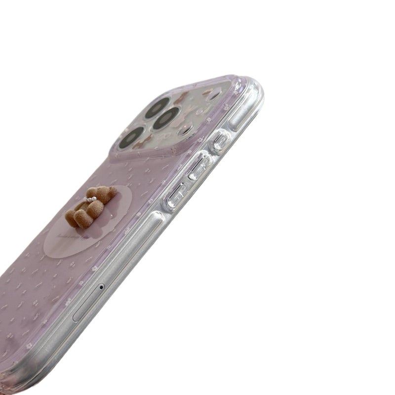 Double-Layer Case | Shockproof Cover for iPhone 15 / 15 Plus / 15 Pro / 15 Pro Max | Drop Protection | Floral Pattern | Floral - Image 4