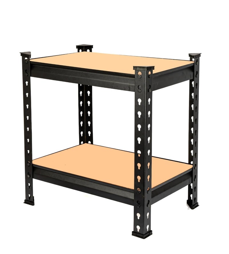 Golden Bird Golden bird 20 X 18 X 12 inches Storage Shelf 2Tier Heavy Duty Garage Metal Shelving Large Utility Rack Closet Organizers and Storage Organization and Shoe Organizer Small - Image 1