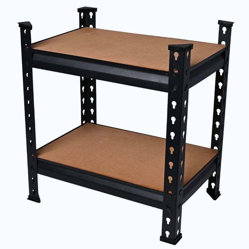Golden Bird Golden bird 20 X 18 X 12 inches Storage Shelf 2Tier Heavy Duty Garage Metal Shelving Large Utility Rack Closet Organizers and Storage Organization and Shoe Organizer Small - Image 5