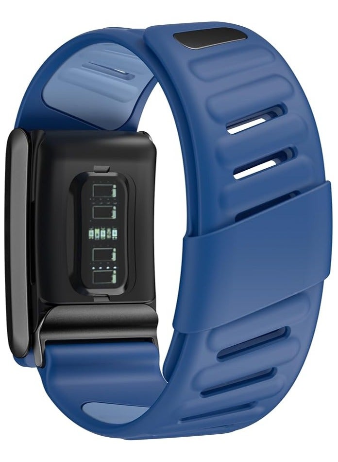 Comfort Durable Silicone Wristband Compatible with WHOOP 4.0 Band, Soft Silicone Sports Loop Strap for Men & Women, with U Shapped Connector - Image 3