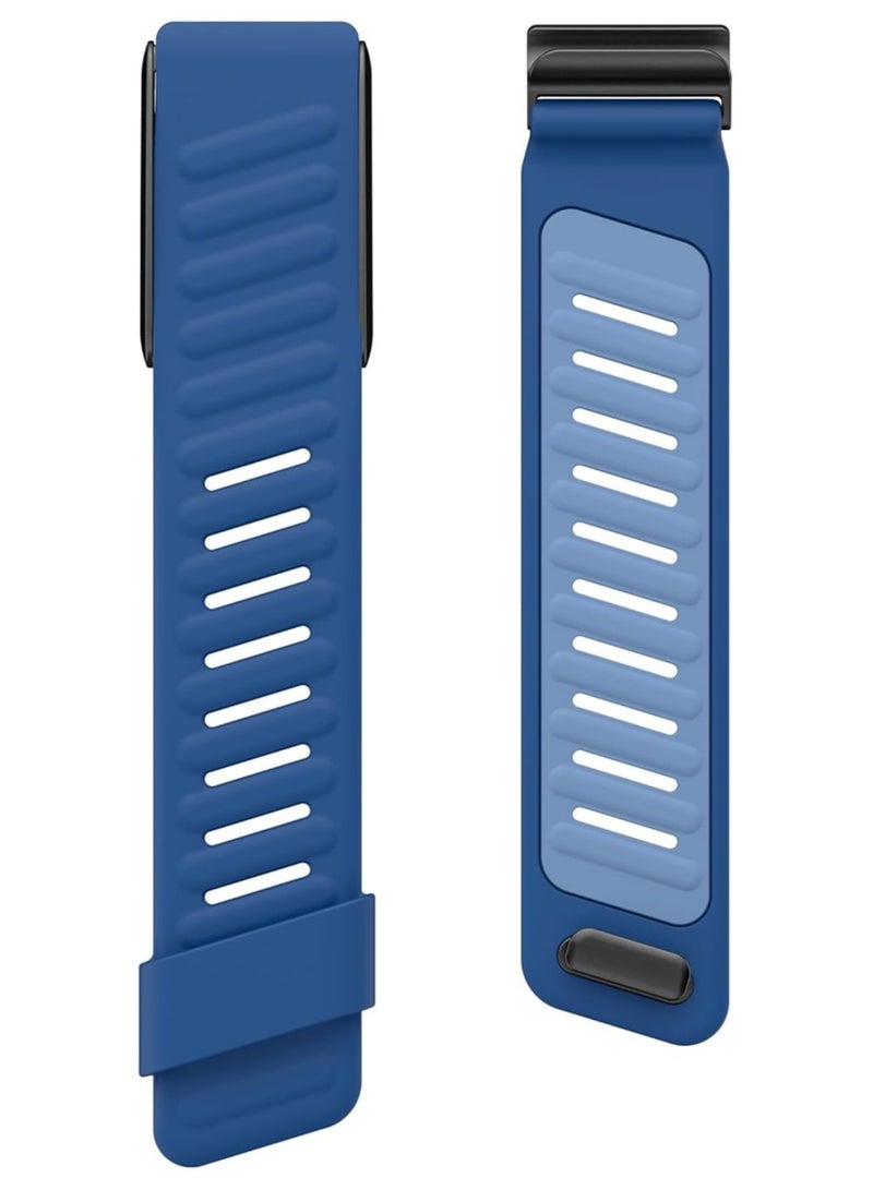 Comfort Durable Silicone Wristband Compatible with WHOOP 4.0 Band, Soft Silicone Sports Loop Strap for Men & Women, with U Shapped Connector - Image 4