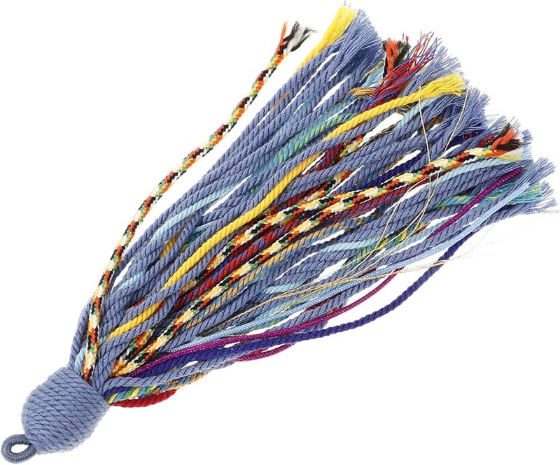 Colorful Handmade Tassel Keychain Accessories for Bags Bookmarks and Decorative Hanging - Image 1